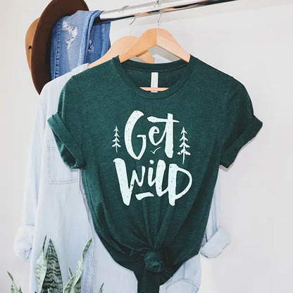 Get Wild Tee - Emerald