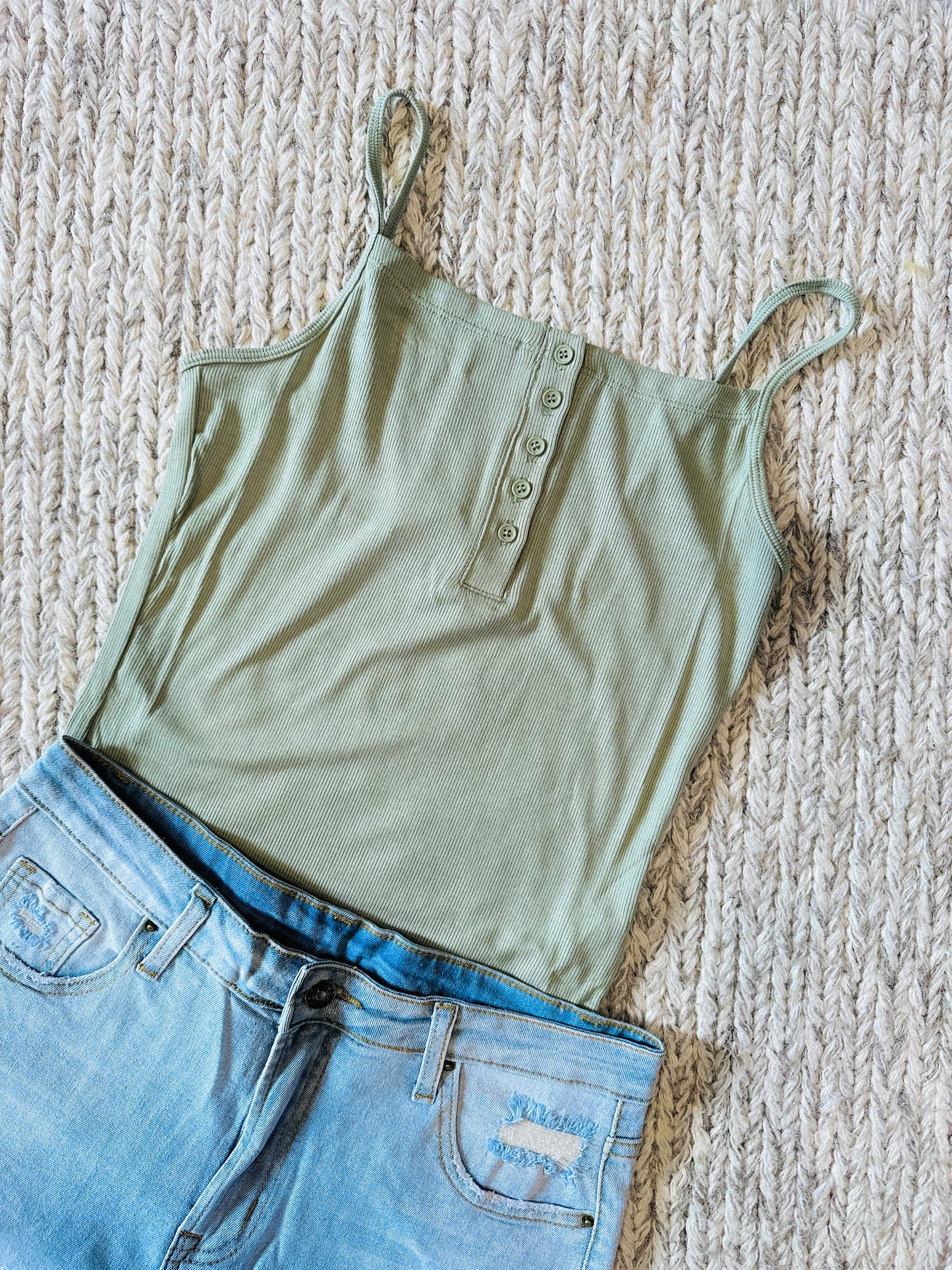 Cami Tank - Olive