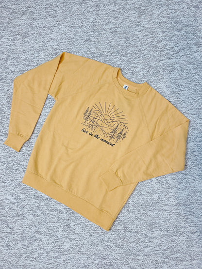 Live In The Moment Pullover - Mustard