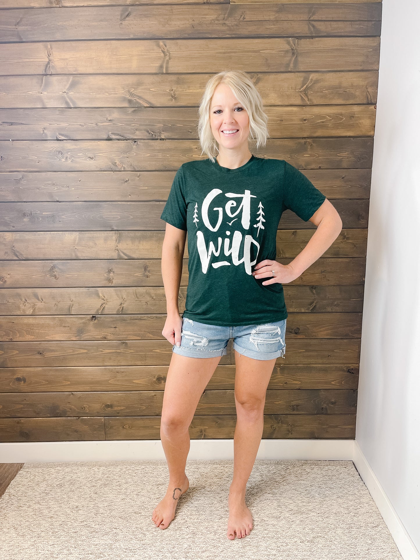 Get Wild Tee - Emerald