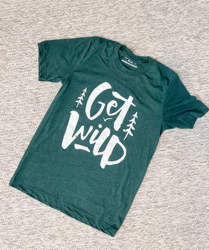 Get Wild Tee - Emerald