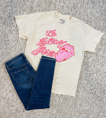 The Rolling Stones Malibu Thrifted Tee