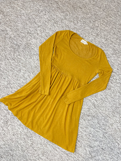 The Scoop Dress - Mustard