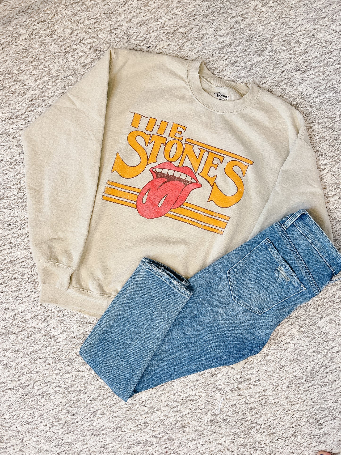 Rolling Stones Stoned Sand Sweatshirt