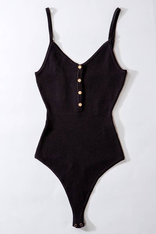 The Cami Bodysuit - black