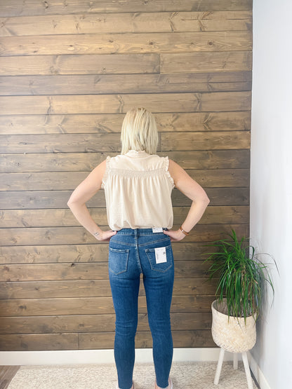 The Haylie DarkWash Skinny Jean